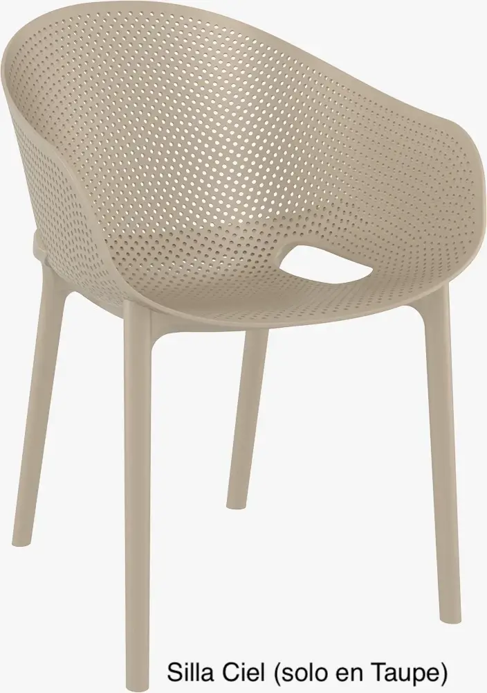 Silla ciel taupe (solo viene en taupe)